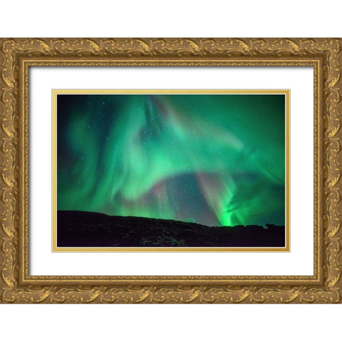 Dancing Gold Ornate Wood Framed Art Print with Double Matting by Chantaravisoot, Naphat