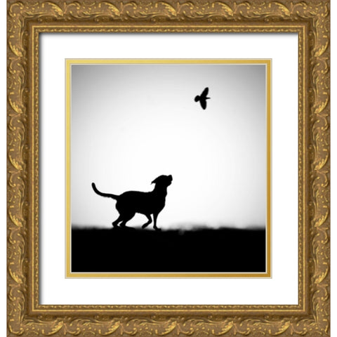 The Clue Gold Ornate Wood Framed Art Print with Double Matting by Lee, Hengki