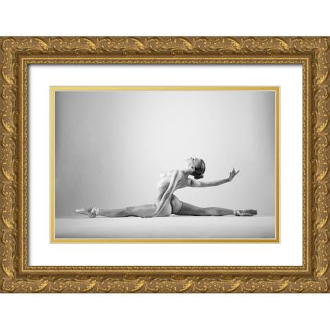 Untitled Gold Ornate Wood Framed Art Print with Double Matting by Branicki, Arkadiusz