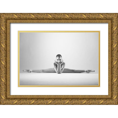 Untitled Gold Ornate Wood Framed Art Print with Double Matting by Branicki, Arkadiusz