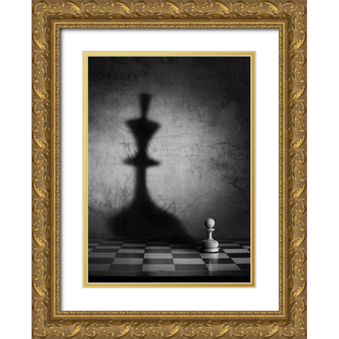 The Megalomania (An Improved Version) Gold Ornate Wood Framed Art Print with Double Matting by Ivanova, Victoria