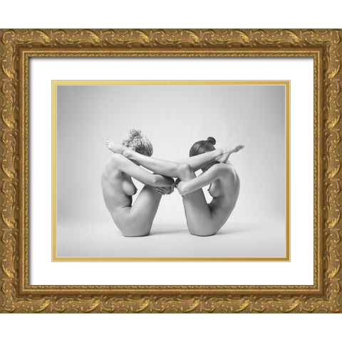 Equlibrium Gold Ornate Wood Framed Art Print with Double Matting by Branicki, Arkadiusz
