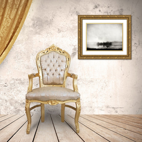 Isle Of Silence Gold Ornate Wood Framed Art Print with Double Matting by Bogner, Franz