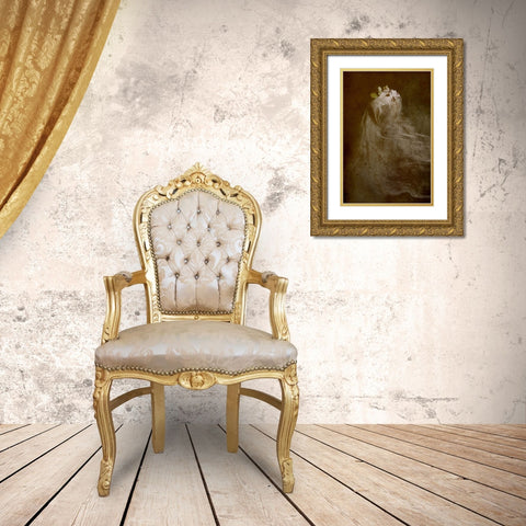 Autumn Gold Ornate Wood Framed Art Print with Double Matting by Mest, Olga