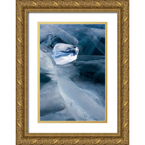 Crystal Gold Ornate Wood Framed Art Print with Double Matting by Narchuk, Andrey