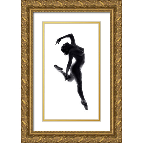 Fine Art Dance ... Gold Ornate Wood Framed Art Print with Double Matting by Gali, Marcos