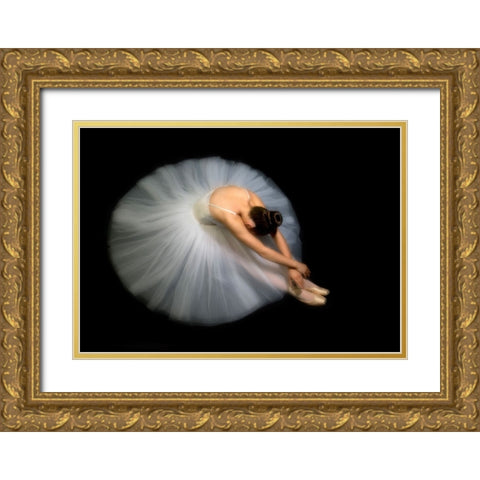 Elegance Gold Ornate Wood Framed Art Print with Double Matting by Pentony MA, Pauline