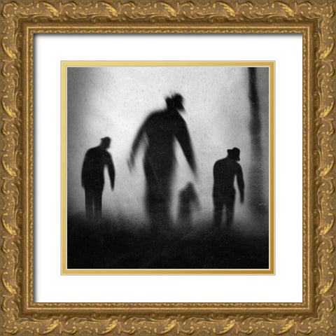 Untitled Gold Ornate Wood Framed Art Print with Double Matting by Satriani, Jay