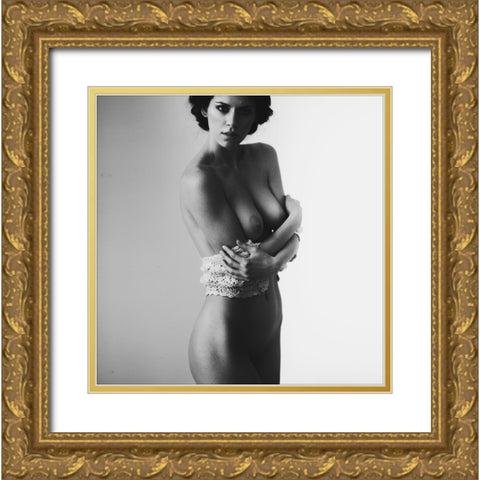 Naked Look Gold Ornate Wood Framed Art Print with Double Matting by Pereverzov, Alexander