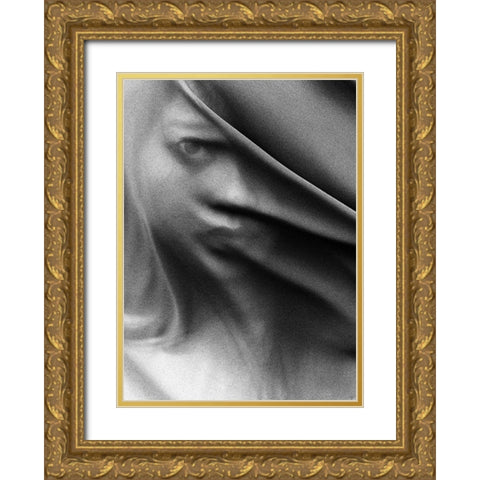Valeria Gold Ornate Wood Framed Art Print with Double Matting by wahyu adi, bonifasius