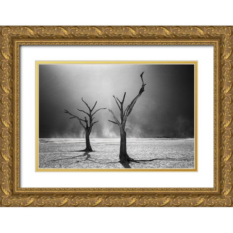 Afterlife Gold Ornate Wood Framed Art Print with Double Matting by Fegari