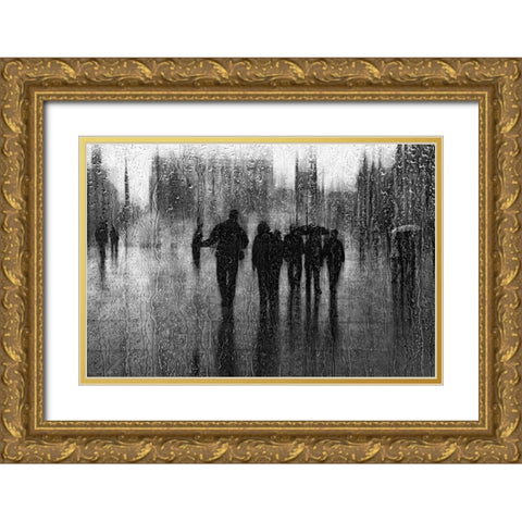 After The Rain Gold Ornate Wood Framed Art Print with Double Matting by Schleicher-Schwarz, Roswitha