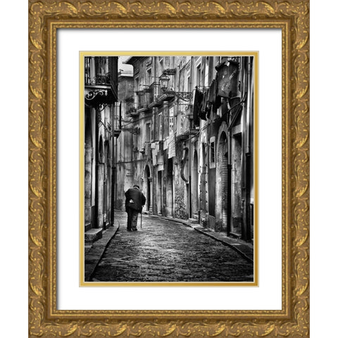 I Am... Gold Ornate Wood Framed Art Print with Double Matting by Parricelli, Gennaro