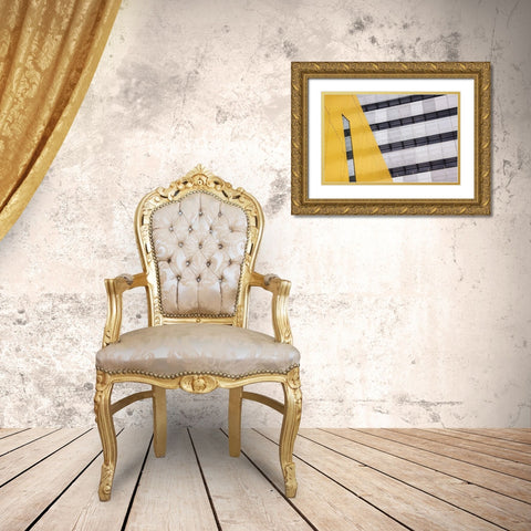Continuation Gold Ornate Wood Framed Art Print with Double Matting by Hammer, Jacqueline