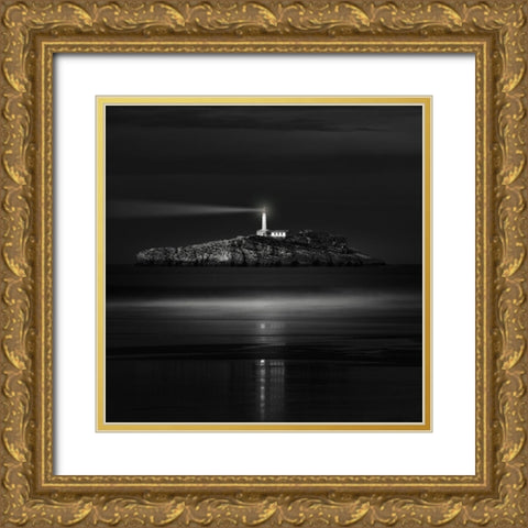 The Light That Guides Us Gold Ornate Wood Framed Art Print with Double Matting by Antonio Cobo, Marco