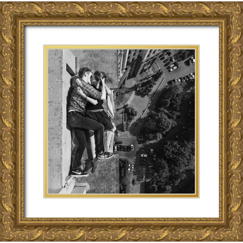 Requiem For A Dream Gold Ornate Wood Framed Art Print with Double Matting by Aleksey, Panteleev