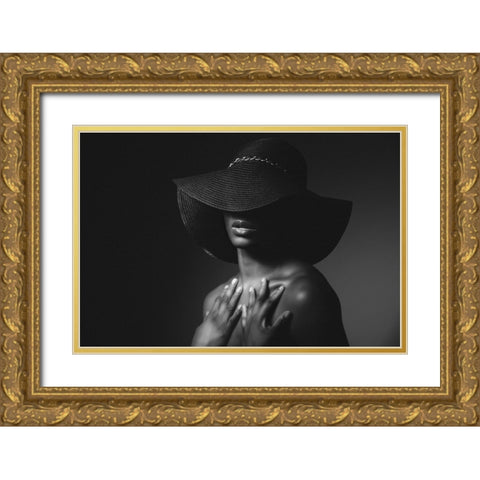 In The Air Tonight Gold Ornate Wood Framed Art Print with Double Matting by J Dennis, Darryl