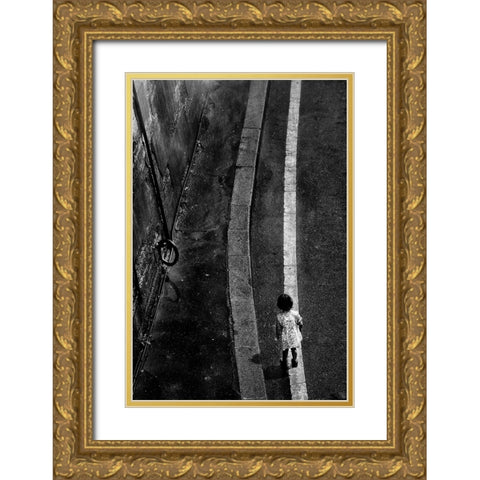 Lost Gold Ornate Wood Framed Art Print with Double Matting by Drigny, Eric