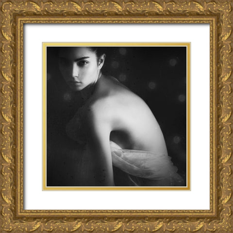 Secrets Gold Ornate Wood Framed Art Print with Double Matting by Skohel, Radovan