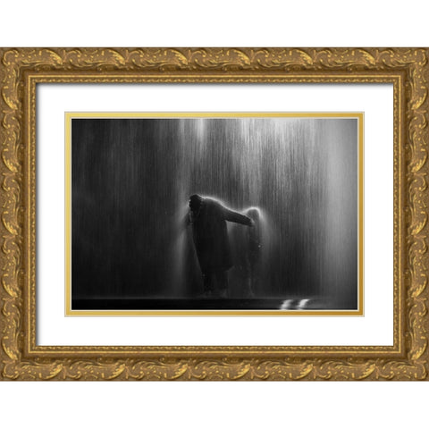 Why Does It Always Rain On Me Gold Ornate Wood Framed Art Print with Double Matting by Buchmann, Oliver