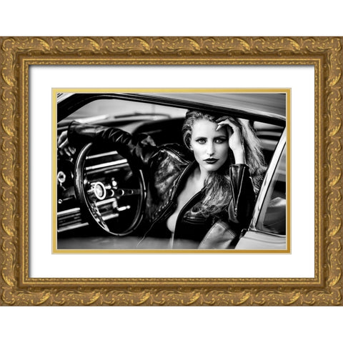 Waiting For My Company To Leave... Gold Ornate Wood Framed Art Print with Double Matting by Peter Muller Photography