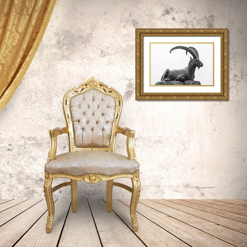 Resting Gold Ornate Wood Framed Art Print with Double Matting by Graf, Sebastian