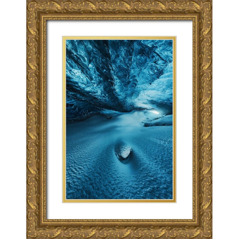 Crystal Cave I Gold Ornate Wood Framed Art Print with Double Matting by Pablo de, Juan