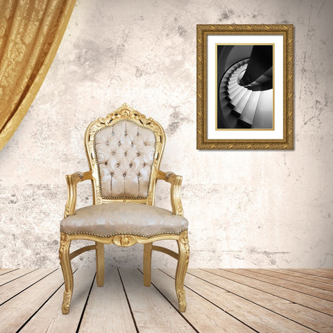 Next Level Gold Ornate Wood Framed Art Print with Double Matting by P Neto, Filipe