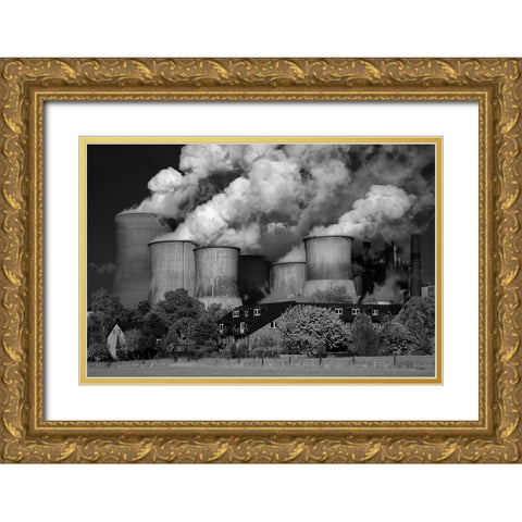 The Qgoodq Neighbor ... Gold Ornate Wood Framed Art Print with Double Matting by Buchmann, Oliver