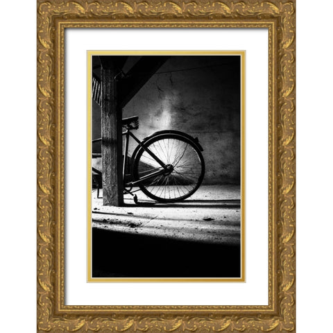 No. 315 Gold Ornate Wood Framed Art Print with Double Matting by Halasi, Zsolt
