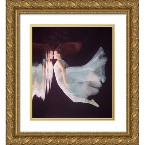 Parallel Worlds Gold Ornate Wood Framed Art Print with Double Matting by Slegrova, Gabriela