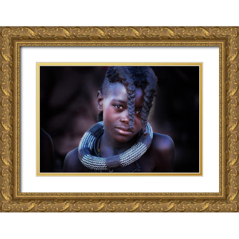 The Beauty Within Gold Ornate Wood Framed Art Print with Double Matting by Cole, Trevor