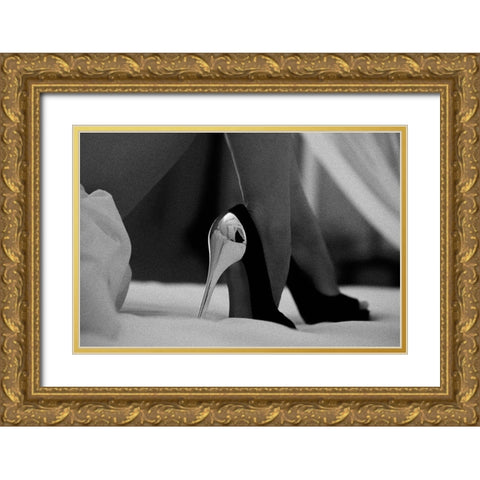 Moscova Gold Ornate Wood Framed Art Print with Double Matting by Schottstaedt, Erik