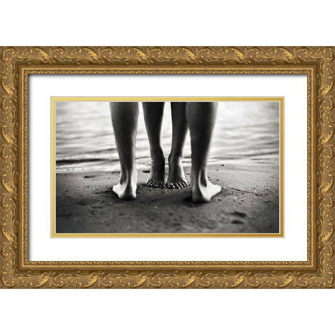 *** Gold Ornate Wood Framed Art Print with Double Matting by Takh, Yulia