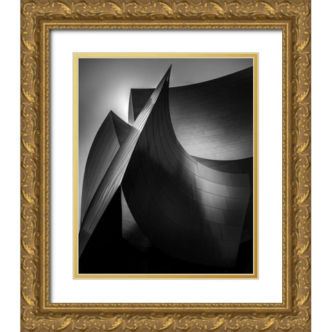 Fine Art Gold Ornate Wood Framed Art Print with Double Matting by Ahmad, Walid
