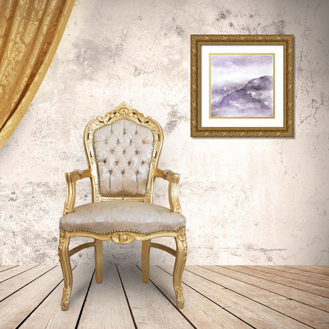 NEBULA Gold Ornate Wood Framed Art Print with Double Matting by Atelier B Art Studio