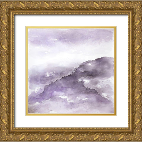 NEBULA Gold Ornate Wood Framed Art Print with Double Matting by Atelier B Art Studio