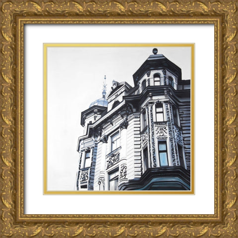 HISTORIC APARTMENT Gold Ornate Wood Framed Art Print with Double Matting by Atelier B Art Studio