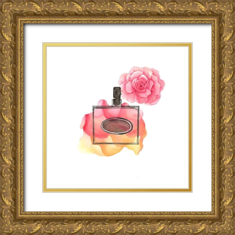 SWEET FRAGRANCE Gold Ornate Wood Framed Art Print with Double Matting by Atelier B Art Studio