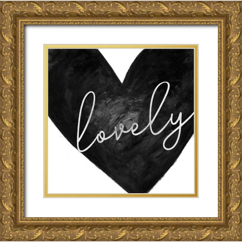 LOVELY Gold Ornate Wood Framed Art Print with Double Matting by Atelier B Art Studio