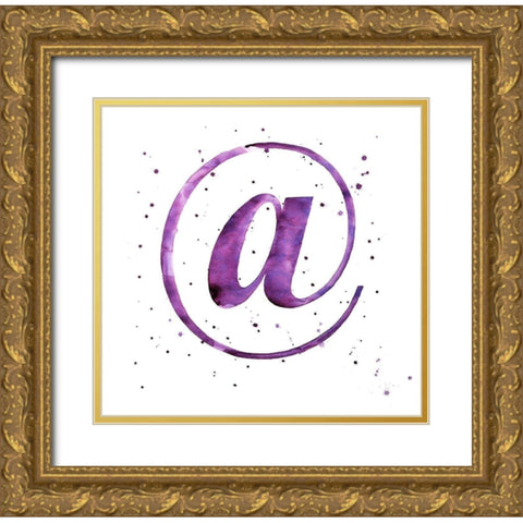 AT Gold Ornate Wood Framed Art Print with Double Matting by Atelier B Art Studio