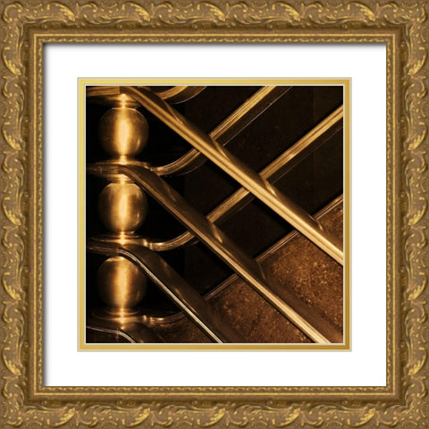 Architectural Detail No. 68 Gold Ornate Wood Framed Art Print with Double Matting by Fisch, Ellen