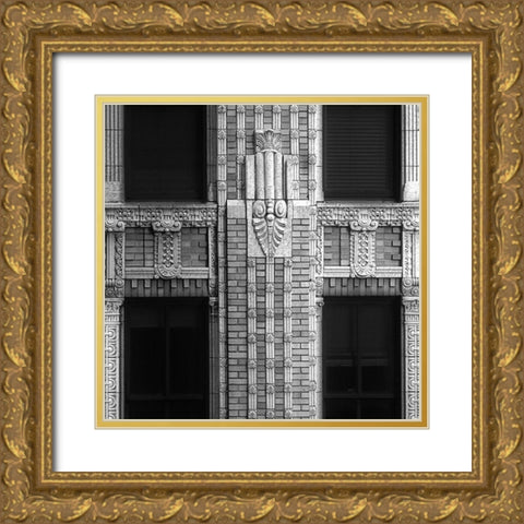 Architectural Detail No. 52 Gold Ornate Wood Framed Art Print with Double Matting by Fisch, Ellen