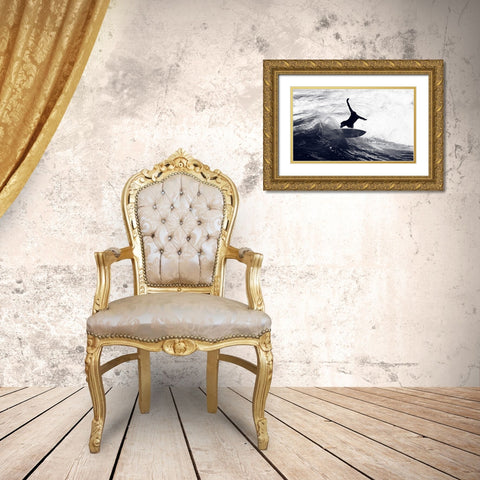 Wild Ride Gold Ornate Wood Framed Art Print with Double Matting by Anonymous