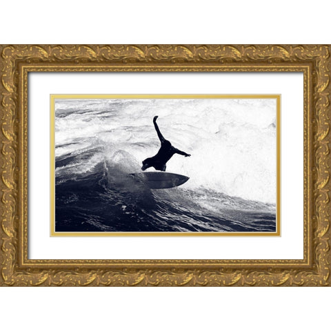 Wild Ride Gold Ornate Wood Framed Art Print with Double Matting by Anonymous