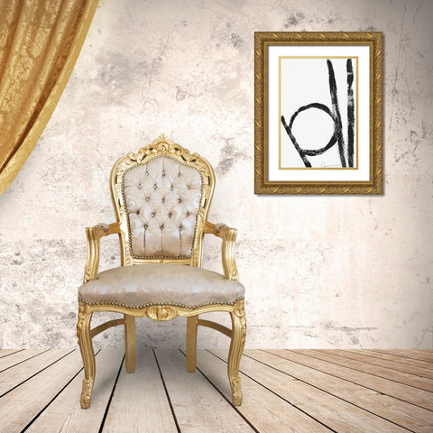 Play Gold Ornate Wood Framed Art Print with Double Matting by Carroccio, Lisa