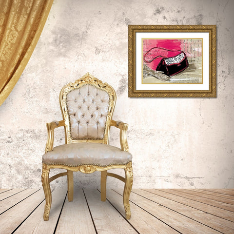 The Purse Gold Ornate Wood Framed Art Print with Double Matting by Unknown