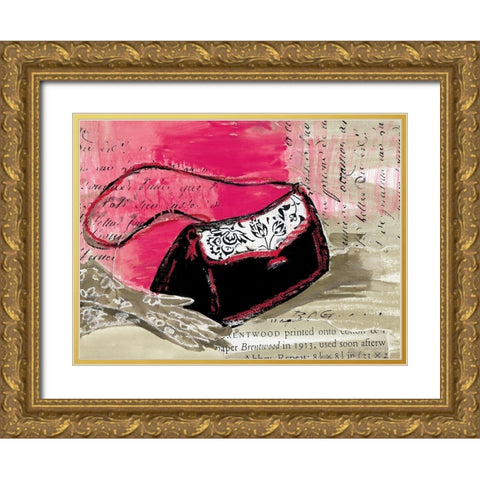 The Purse Gold Ornate Wood Framed Art Print with Double Matting by Unknown