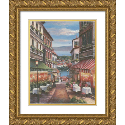 Le Havre I Gold Ornate Wood Framed Art Print with Double Matting by Unknown