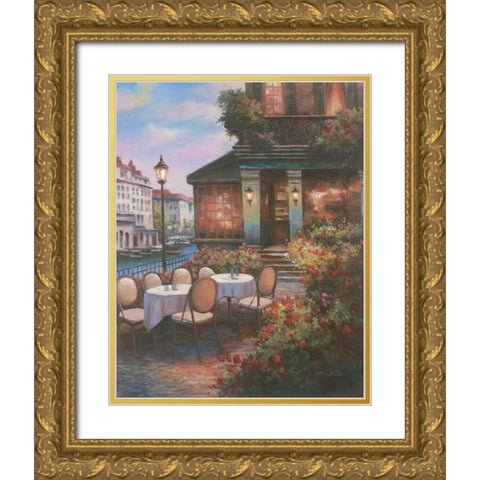 Le Havre II Gold Ornate Wood Framed Art Print with Double Matting by Unknown